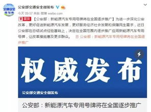 新能源汽車專用號(hào)牌 綠色出行的“專屬身份證”